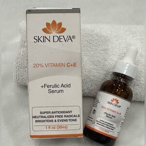 Skin Deva pure natural 20%!Vitamin C+E + Ferulic Acid Serum 1fl oz(30ml)